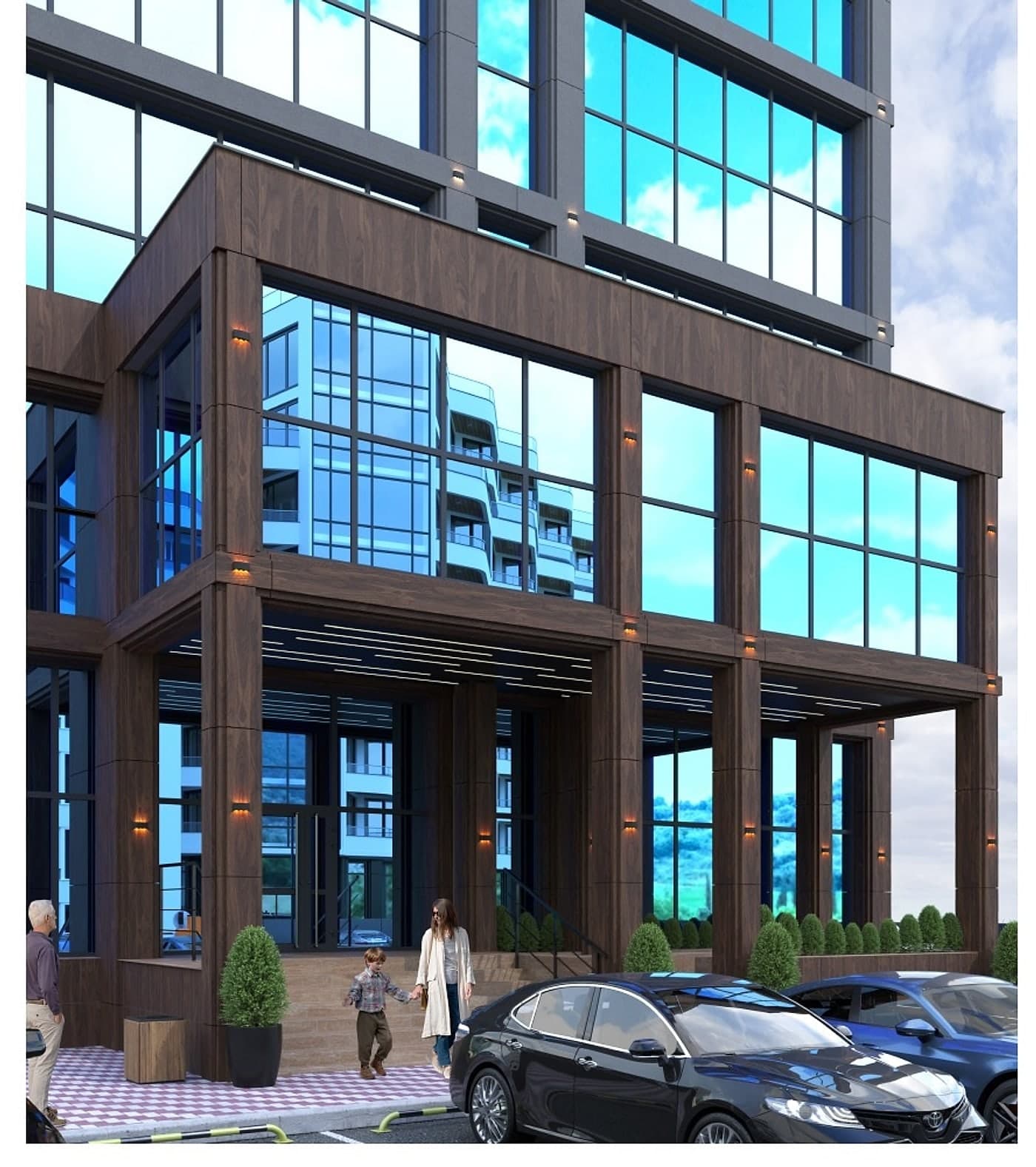 Вход в Moon Business Center